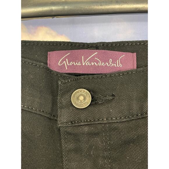NWT Gloria Vanderbilt Women Amanda Classic Rise Tapered Leg Black Jean 20 - Picture 3 of 13